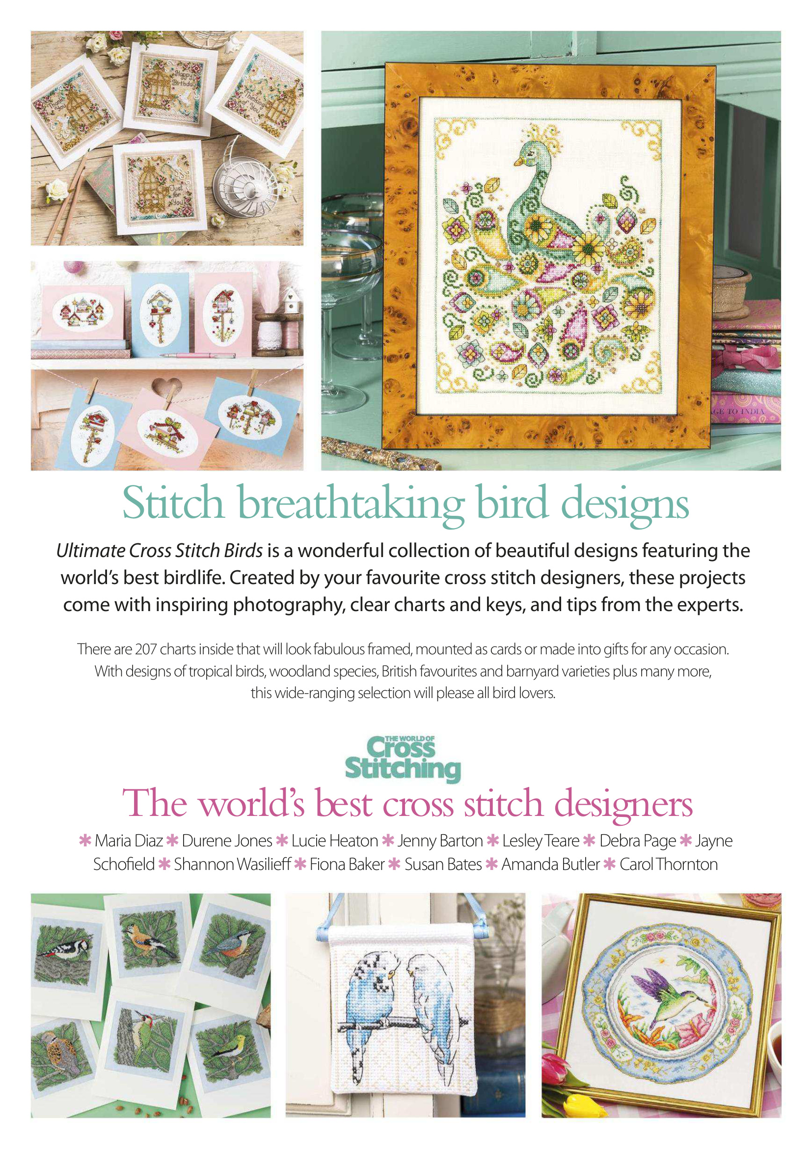 Ultimate Cross Stitch Birds - June 2018