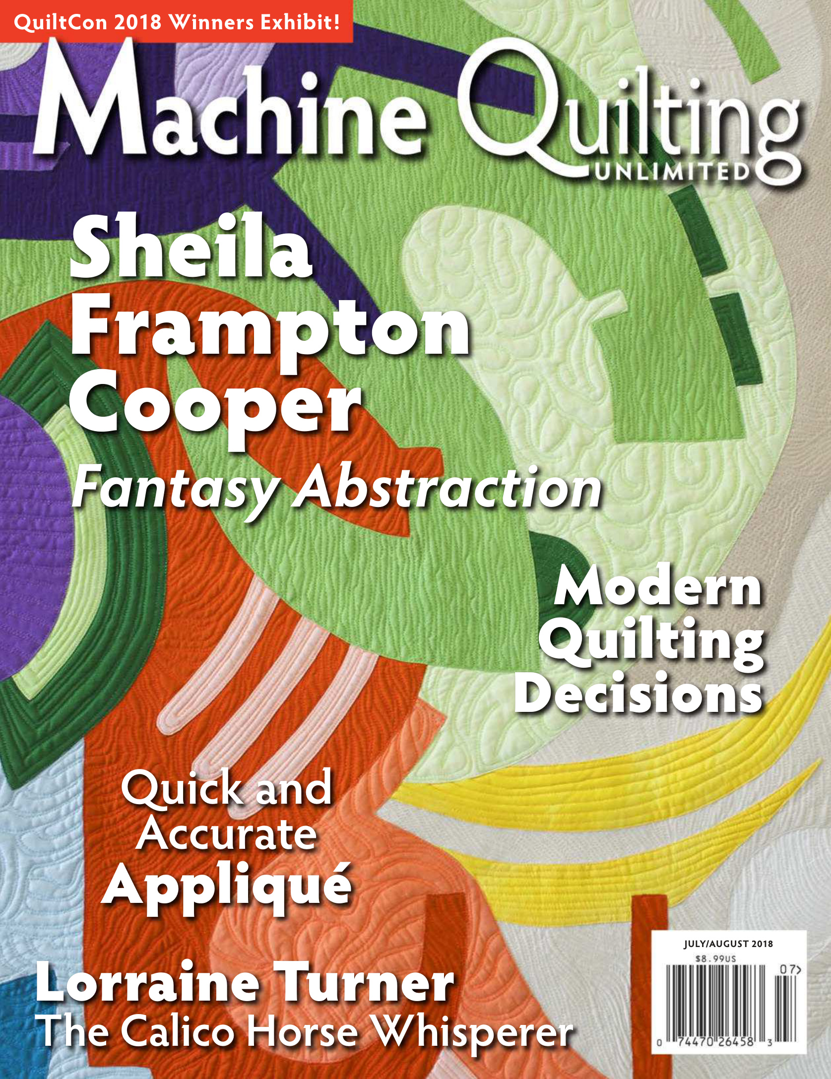 Machine Quilting Unlimited - July 2018