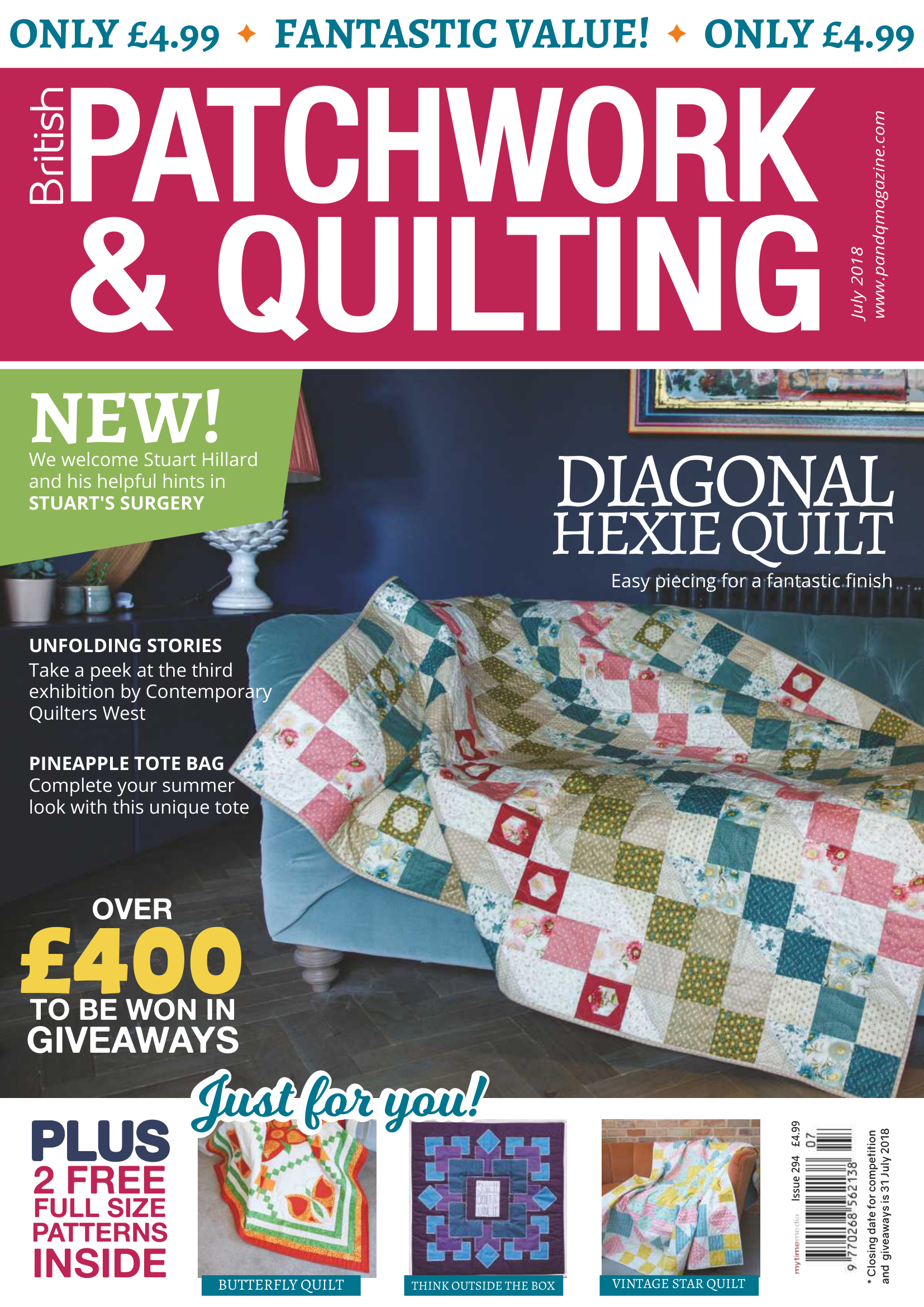 Patchwork and Quilting - July 2018