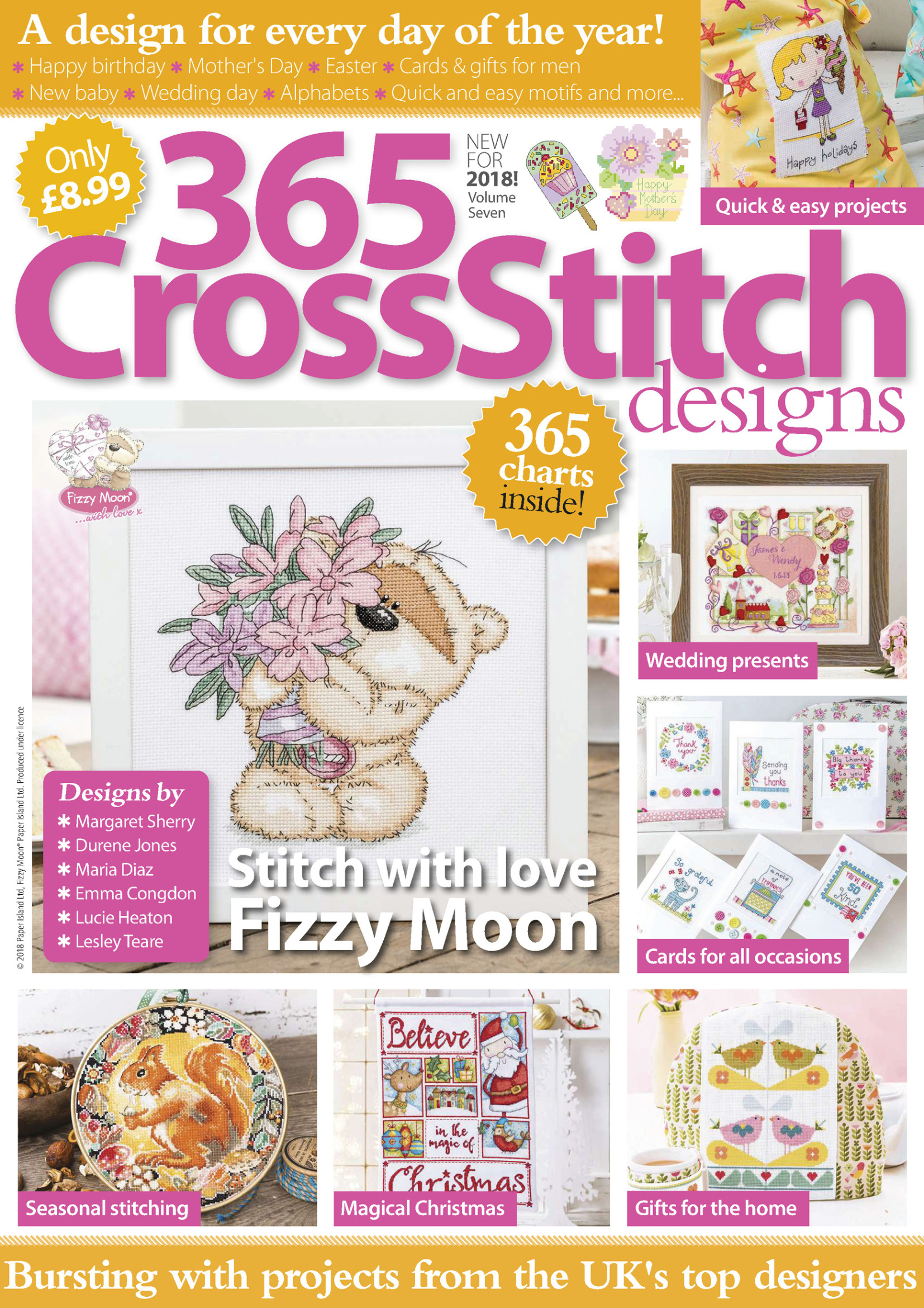 365 Cross Stitch Designs Volume 7 2018