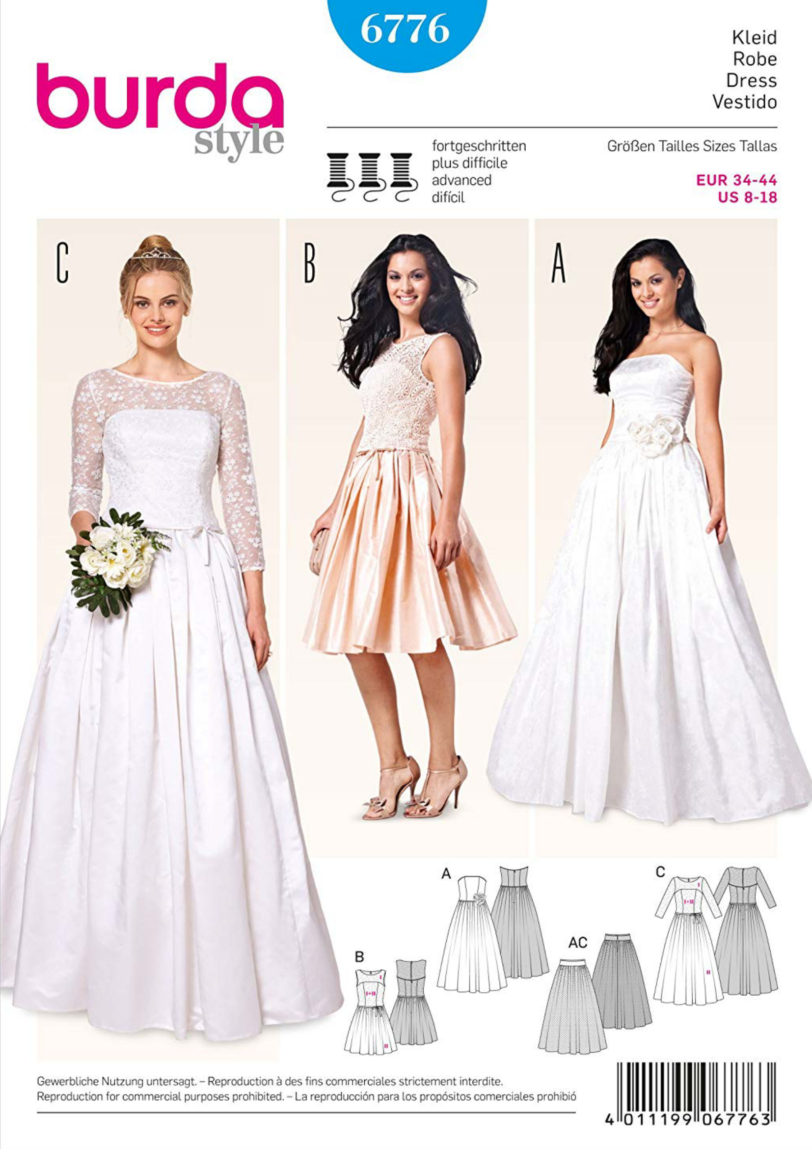 Burda Style Pattern No. 6776 – Vestido