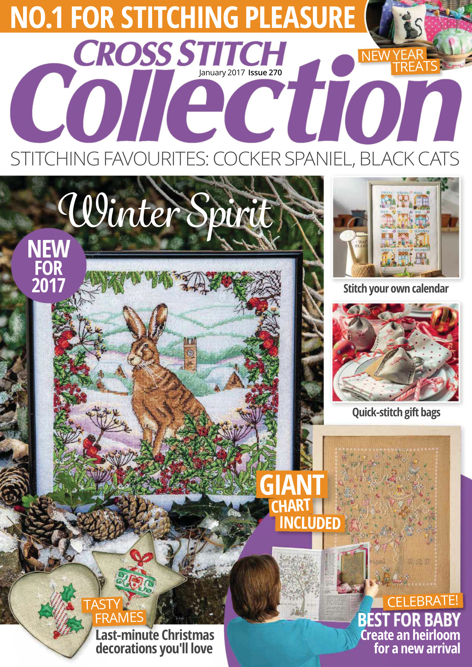 Cross Stitch Collection – January 2017 (Issue 270)