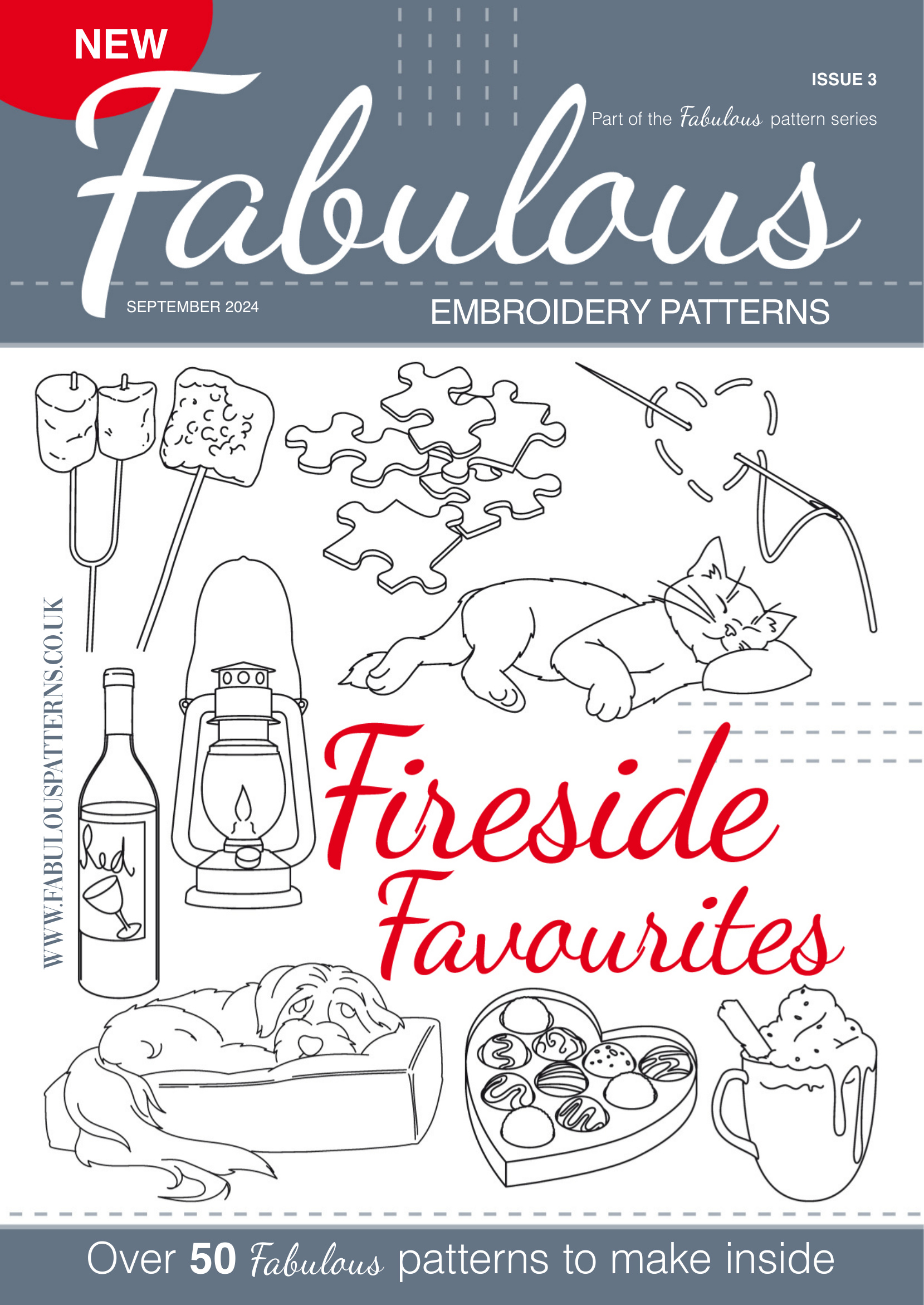 Fabulous Embroidery Patterns Issue 3 09 2024