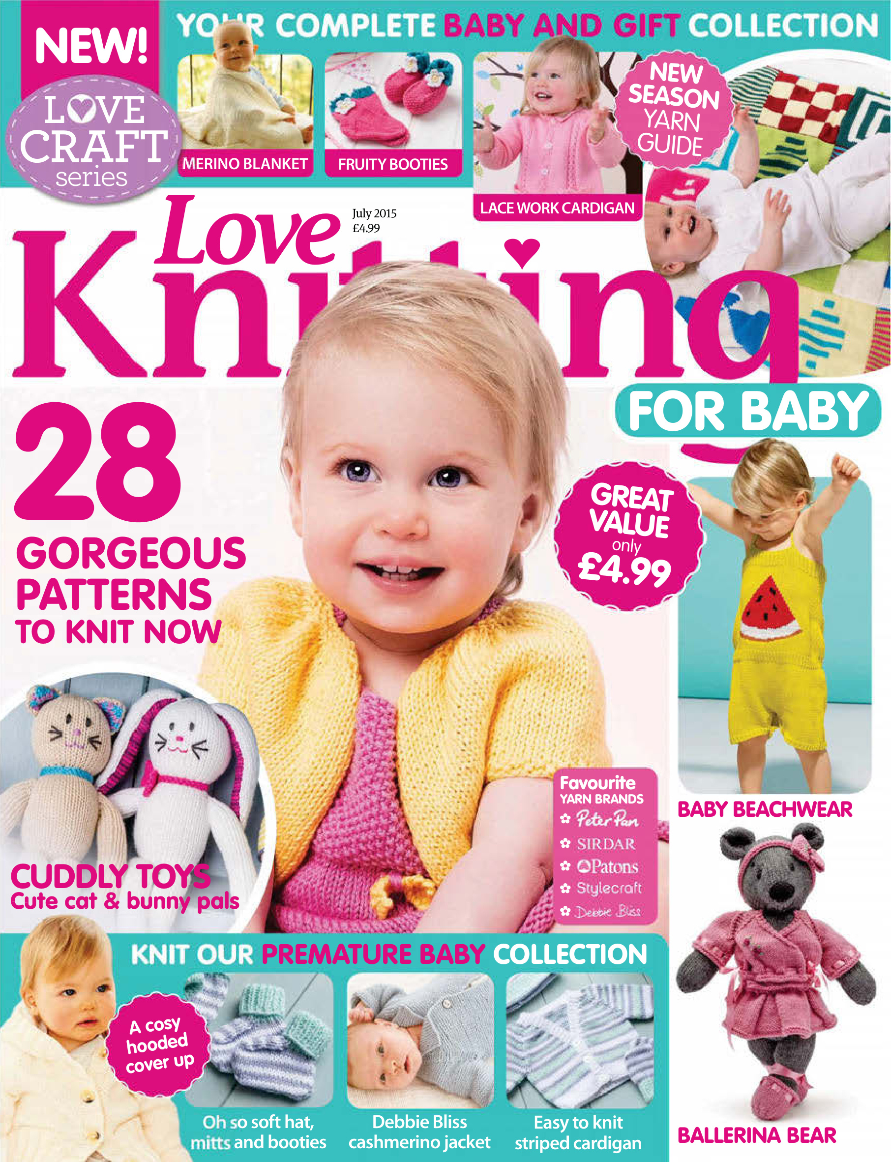 Love Knitting for Babies - July 2015 UK