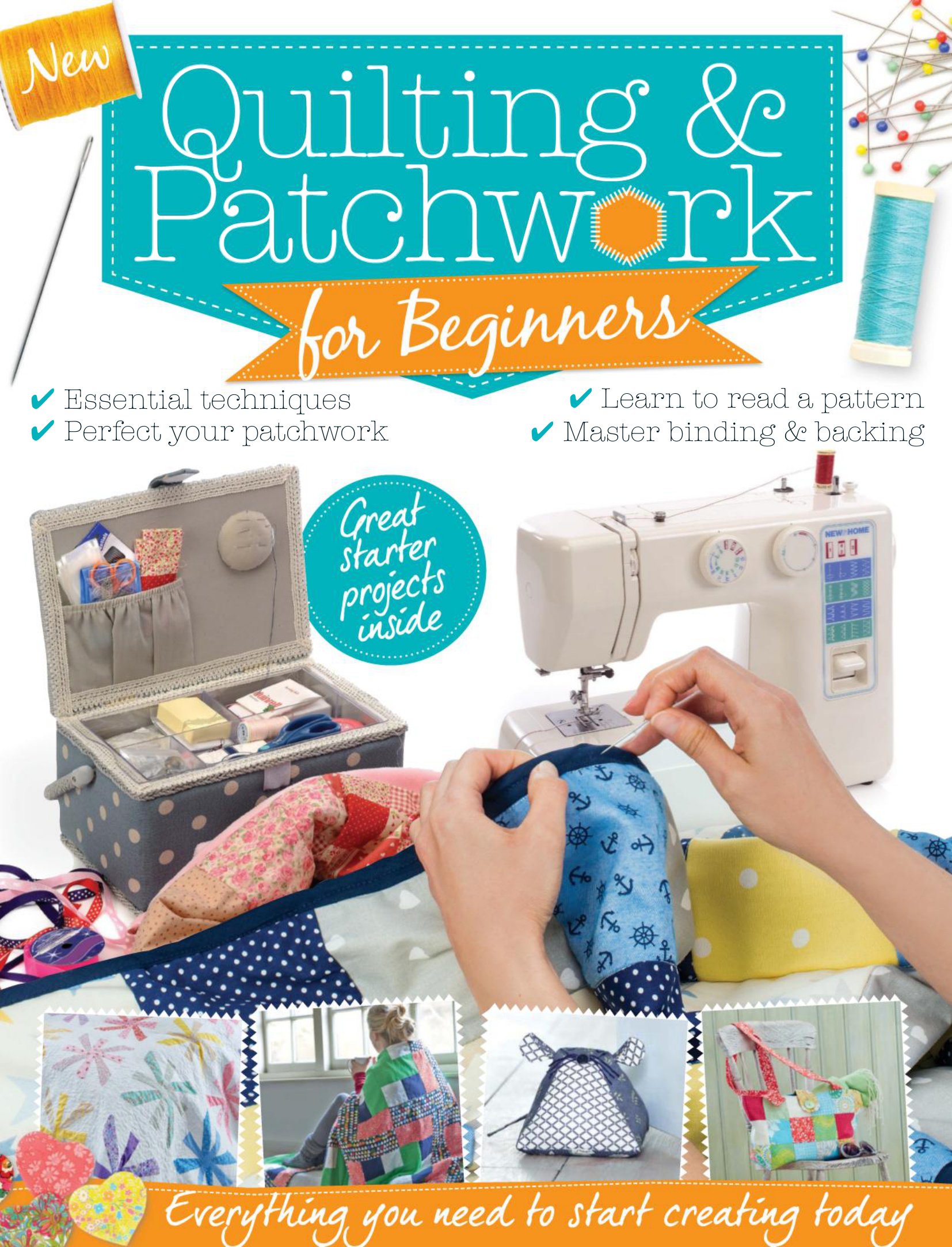 Patchwork & Quilting for Beginners 2nd Edition