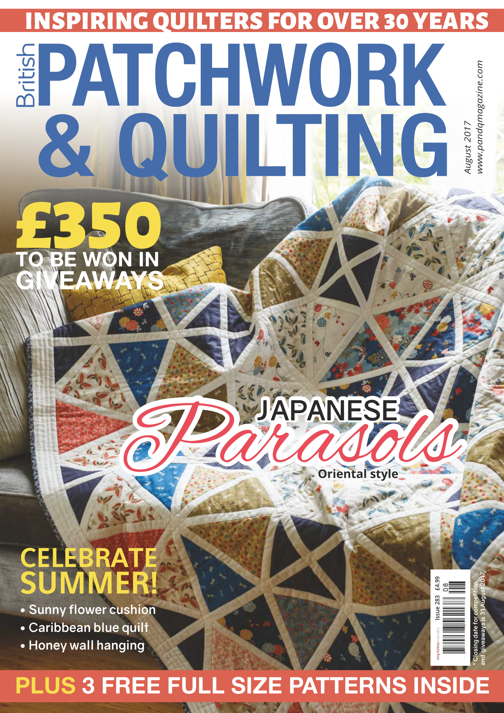 Patchwork Quilting UK August 2017