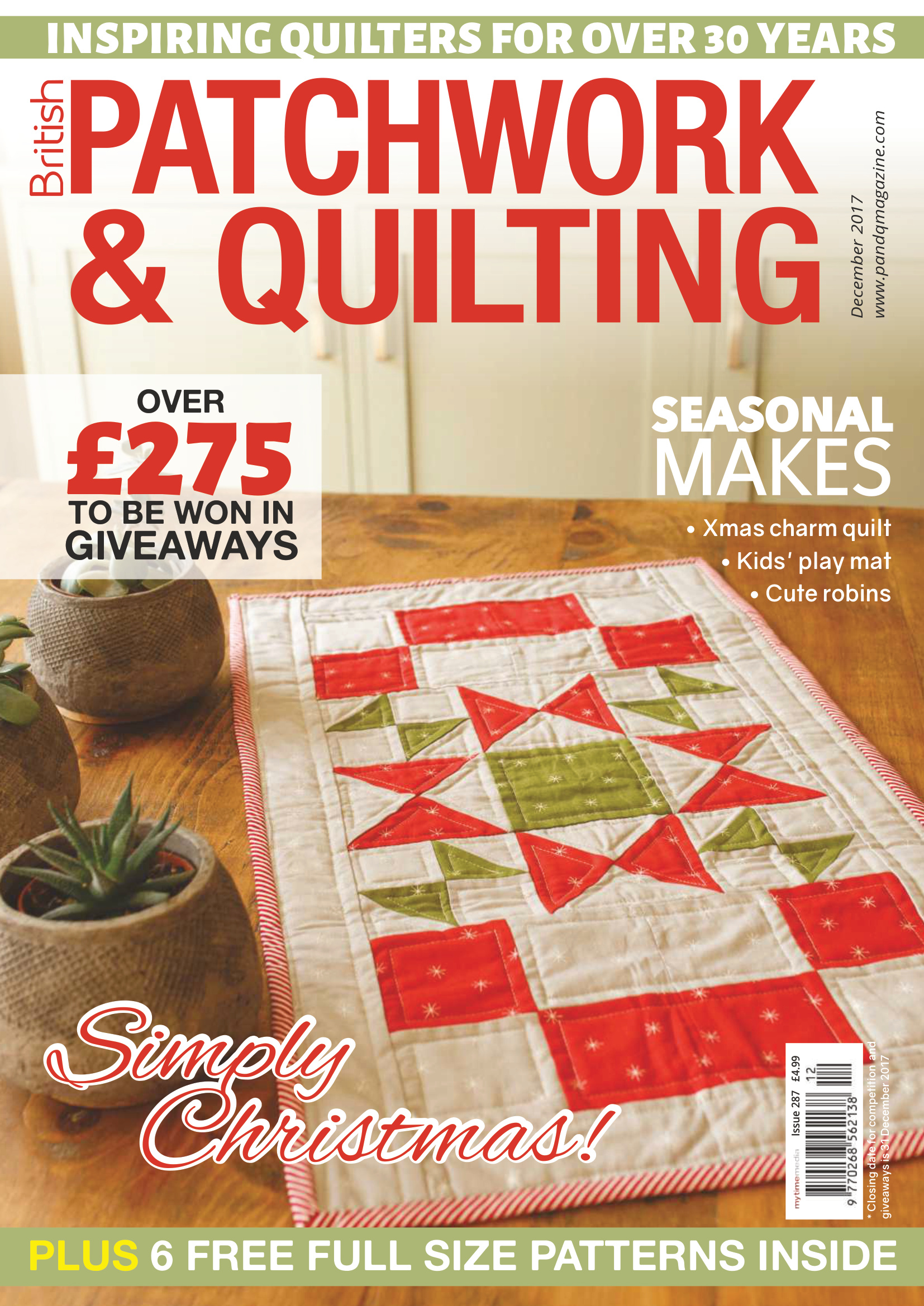 Patchwork Quilting UK December 2017