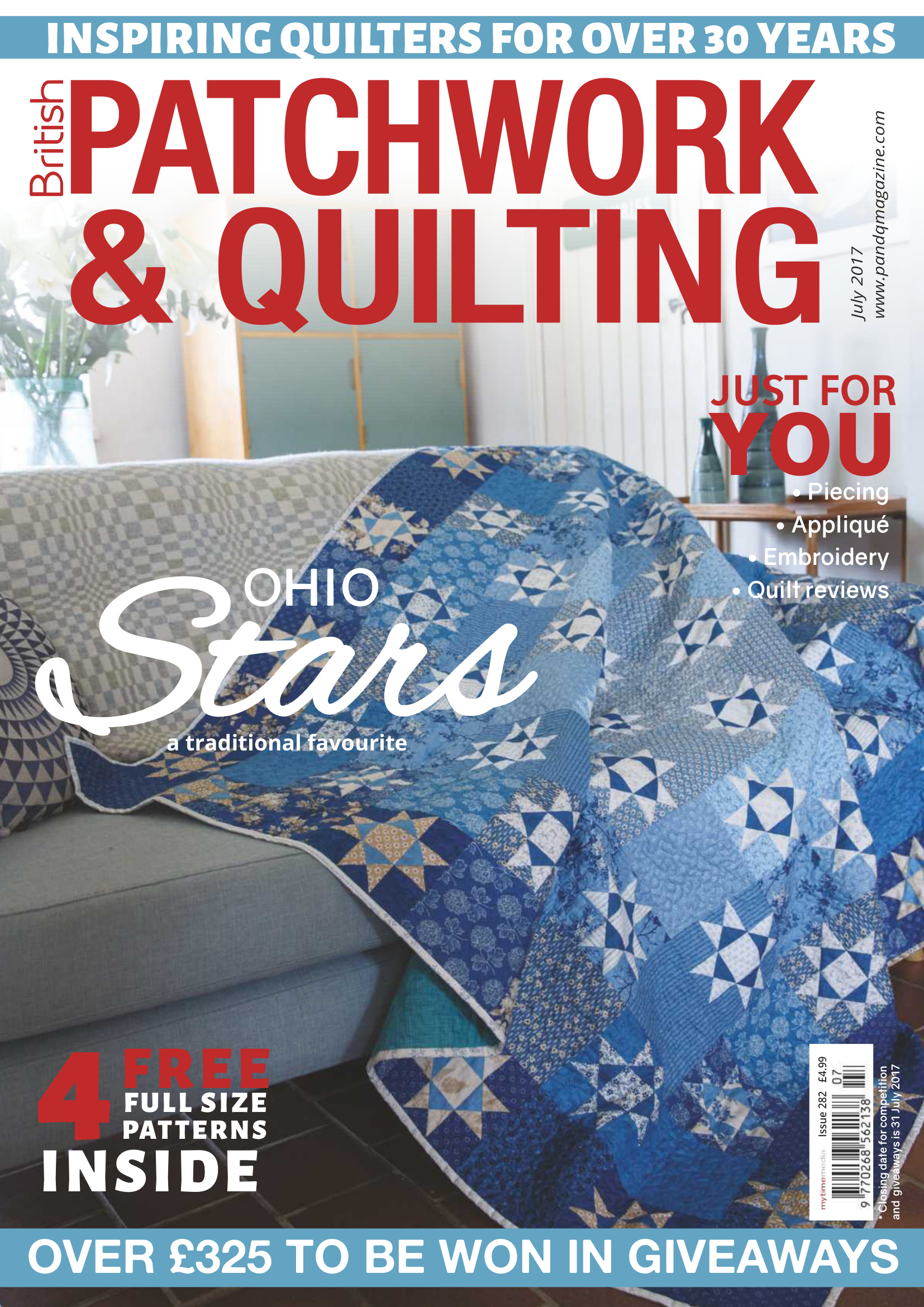 Patchwork Quilting UK July 2017
