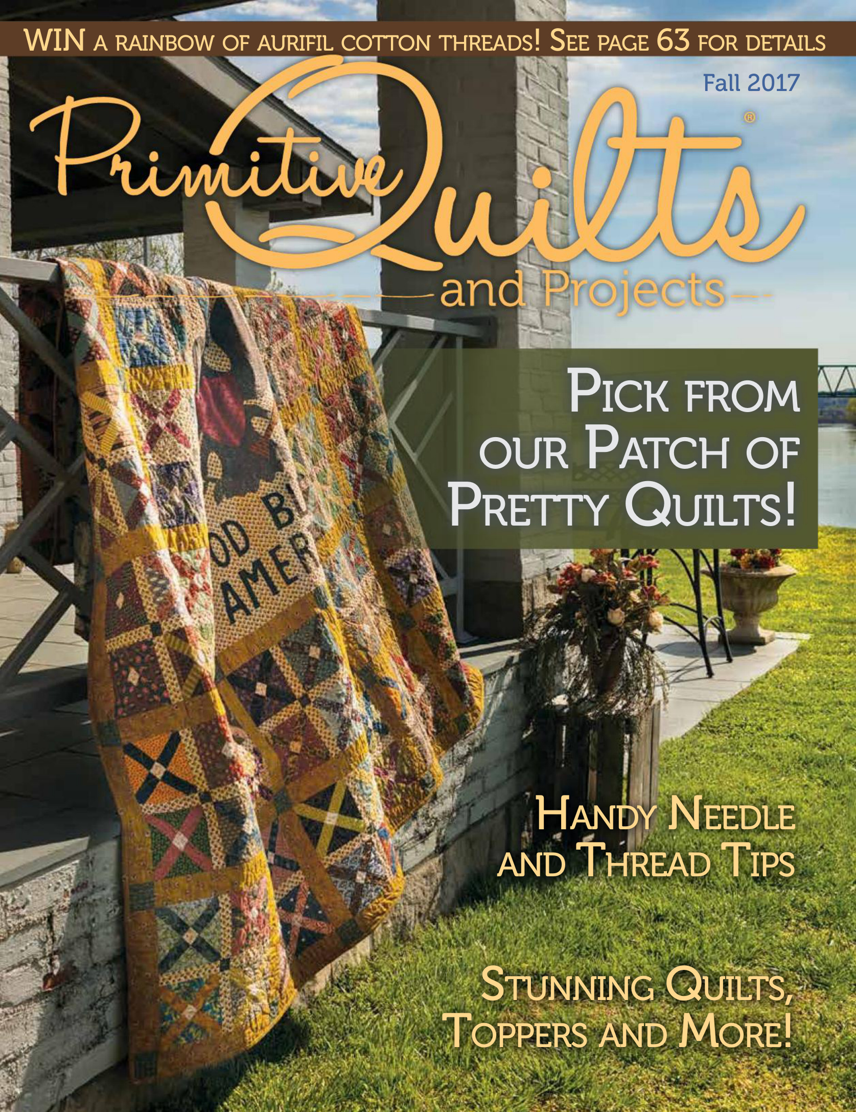 Primitive Quilts and Projects Magazine Fall 2017
