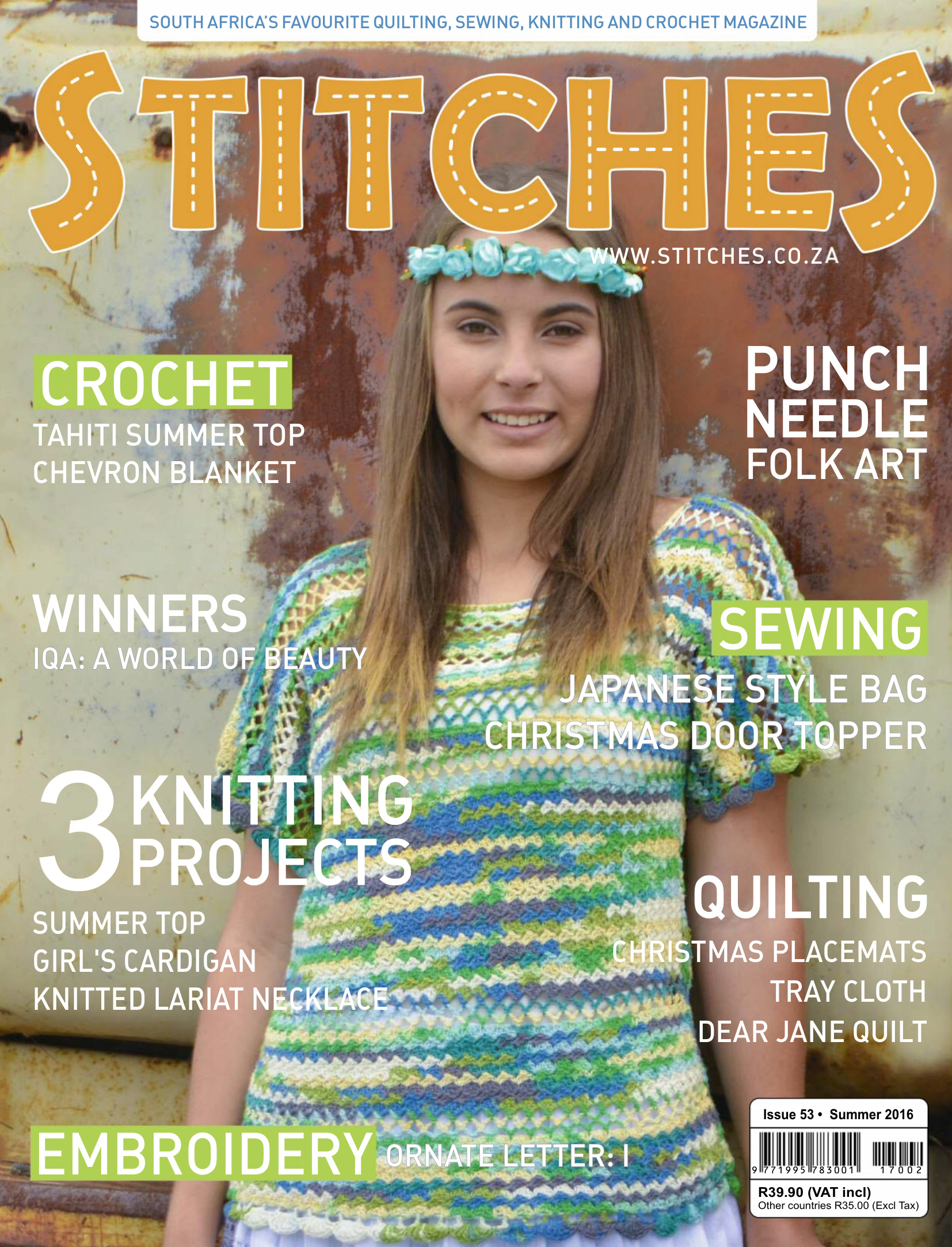 مجله Stitches South Africa – شماره ۵۳، تابستان ۲۰۱۶